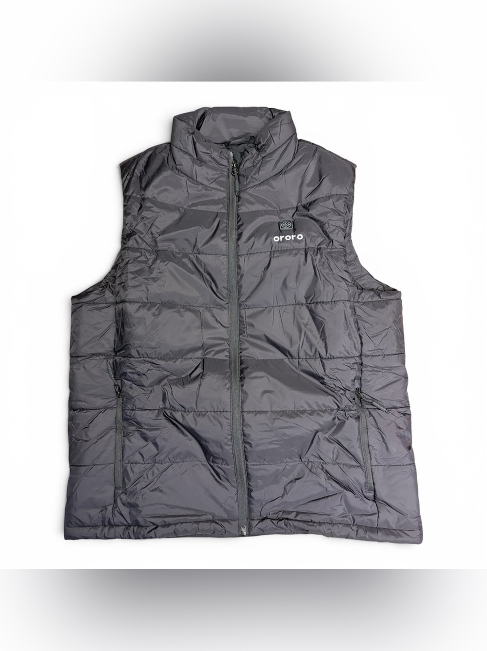 ororo Men's Quilted Puffer Vest - Gray